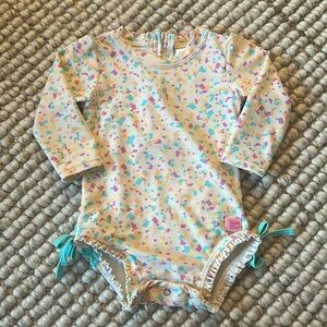 Ruffle Butts Long Sleeve One Piece Rash Guard